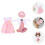 1 Set Herbruikbare Pop Jurk Decoratieve Pop Kleding Compacte Popjurk 4