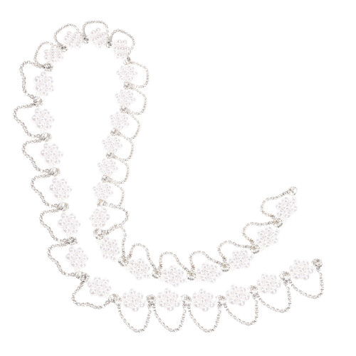 Headbands Strass Pompom Ketting Acryl 1 Set 2