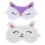 Maschera Per Occhi 2 Pezzi In Peluche Coniglio E 1