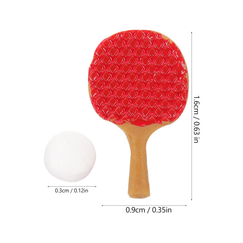 3 Set Mini Ping Pong Da Tavolo Per 2