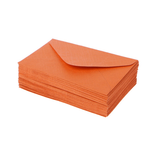 50PCS Invitation Envelope Multi-color for Wedding-Orange
