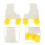 4 Scarpe Pattinaggio Ghiaccio 1/6 Per 9