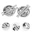 4 Set Bambini Ciotole Bacchette Decorazione Mini Casa 4