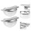 4 Set Bambini Ciotole Bacchette Decorazione Mini Casa 6