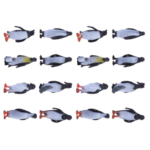 24 Pinguini In Resina, Figurine Animali E Giocattoli