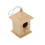 1 Pezzo Casa Per Uccelli In Legno A Forma Guglia Con Dispenser 1