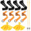 Set Attrezzatura Calcio con Clip per 5
