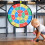 2 Sets Draagbaar Dartsbord Speelgoed Voor Kinderen 4