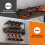 Power Tool Organizer Wall Mount Heavy Duty 3 Layer Storage Shelf Floating Garage Tool Rack for Cordless Drills & Power Tools Tool Storage Rack 6