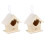 Vogelhuis Beige Hangend Decoratief Nest 1