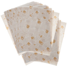 100 Arkuszy Retro Papieru Opakowaniowego Odpornego Na Tłuszcz