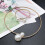 2 Peças Conjunto De Colar E Pulseira De Para 11