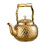 Modern Hammered Texture 1.2/1.6/2L Teas-Gold plated 1.2L 1