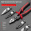 Professional Ergonomic Grip 5 Head Pliers Set For Electrical 7