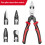 Professional Ergonomic Grip 5 Head Pliers Set For Electrical 2