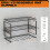 Power Tool Organizer Wall Mount Heavy Duty 3 Layer Storage Shelf Floating Garage Tool Rack for Cordless Drills & Power Tools Tool Storage Rack 9