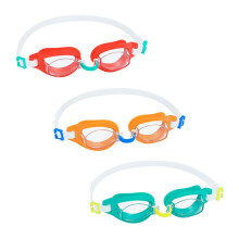 Bestway Schwimmbrille für Kinder mit Silikonband, assortierte Farben, Anti-Beschlag, ab 7 Jahren, Strand und Schwimmbad 21049