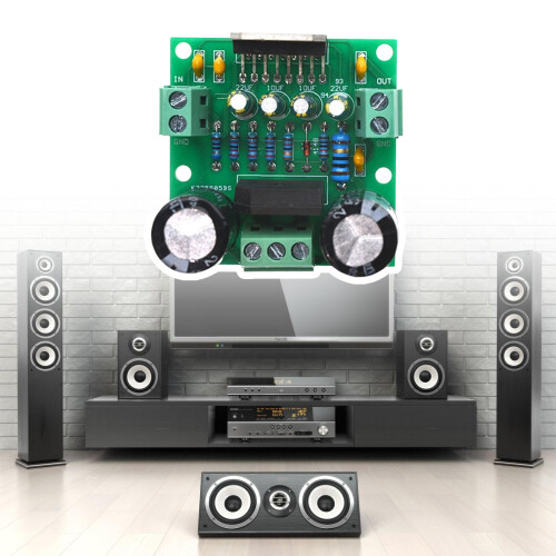 Amplificateur de caisson de basses robuste 12-34V,-2 pièces 1