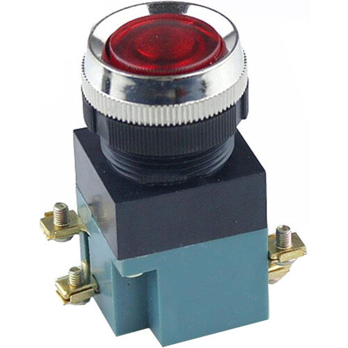 LA1911 selfresetting pushbutton switch, pneumatic pushbutton switch 25 mm(Green) 1