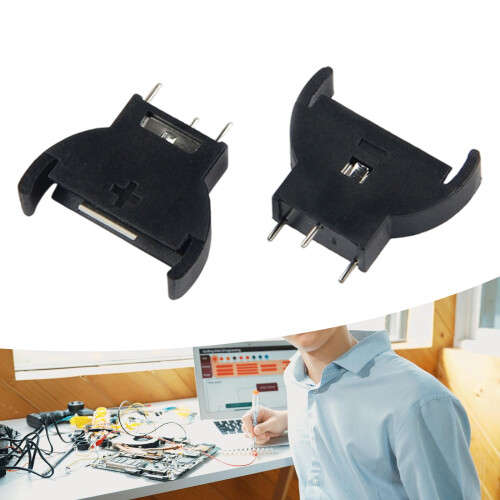 Support de batterie semi-circulaire CR2032, mécanisme à-10 1