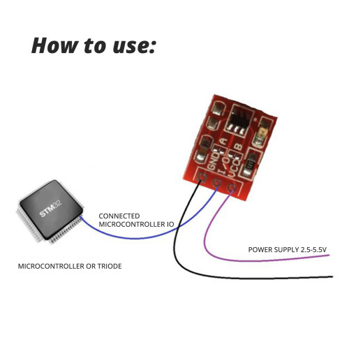 10 Stuks Hoge Gevoeligheid Capacitieve Touch Schakelaars Module 1