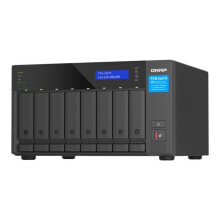 NAS-server - QNAP - TVS-H874 - 8 Bays - SATA 6Gb/s - RAM 32 GB - 2.5 Gigabit Ethernet
