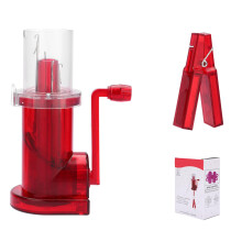 Hand Knitting Machine Hand Operated Portable Weaving Tool Red For Household Spool Knitting Sewing Tool Easy To Use