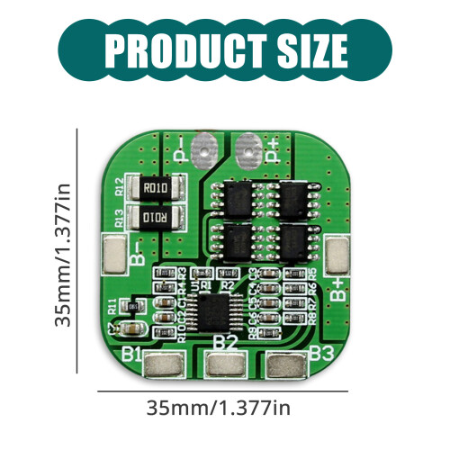 Carte de Module de Protection de Batteries au Lithium 4s-1 pièce 2