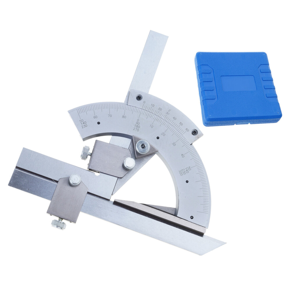 Vernier Bevel Protractor For Woodworking/Construction 0-320 7696001000502