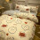 Σετ παπλωμάτων Queen Size από βαμβάκι Aloe Cotton, σετ παπλωμάτων με βοτανικό σχέδιο και 1