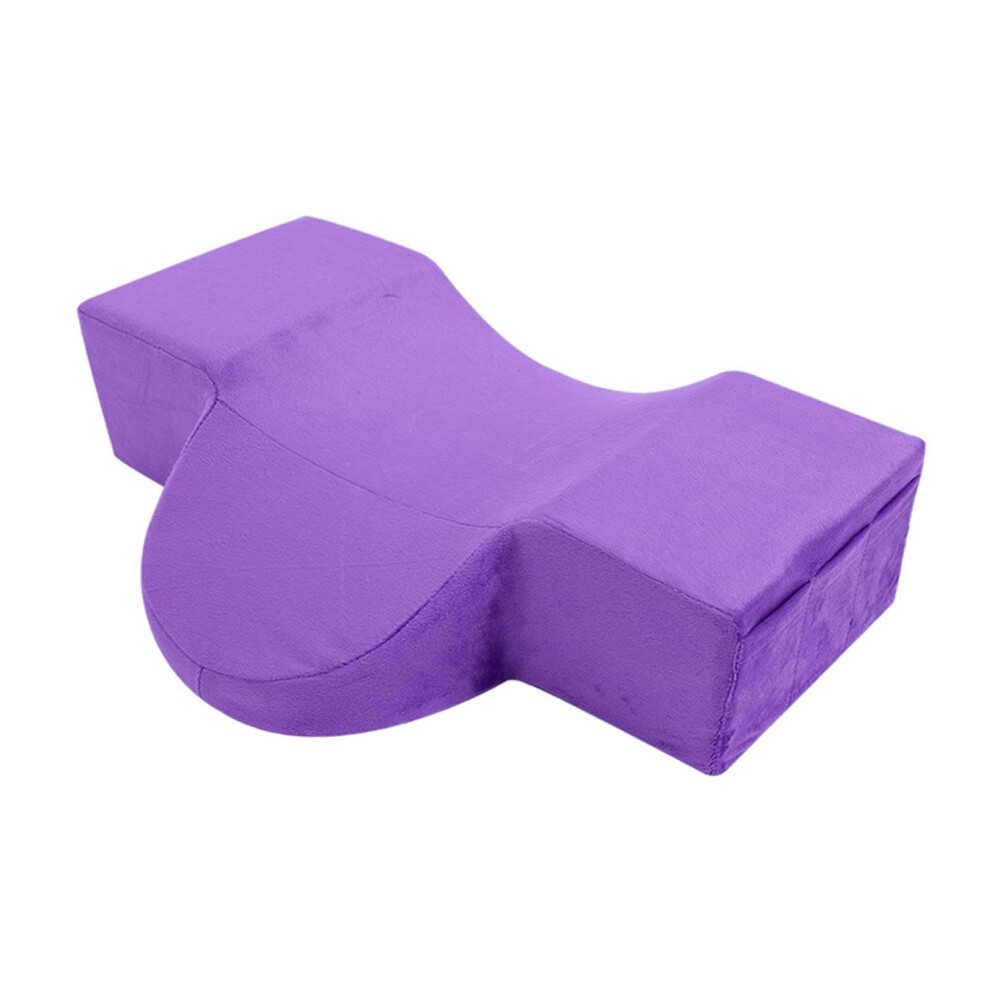 U Shape Pillow For Eyelash Extensions Memory Foam Cushion Lash Application Violet