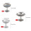 Tall Footed Dessert Cup Sorbet and Mousse Bowl-Vertical pattern 3