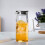 Practical Borosilicate Glass Pitcher-1.2L Bamboo Bao Steel 5