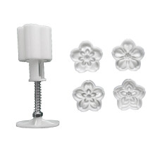 4Pc Cherries Flower Baking Molds For-50g Spring cherry bl