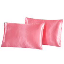 Fronhas de cetim elegantes, tecido de microfibra semelhante à seda para proteção da pele e do cabelo, 2 unidades, tamanho único, resistentes e