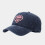 Unisex Foldable Adjustable Baseball Cap Vintage Classic Washed Navy Blue One Size 5