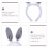 2 Set Costume A Coniglio Decorazioni Per 8