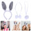 2 Set Costume A Coniglio Decorazioni Per 5