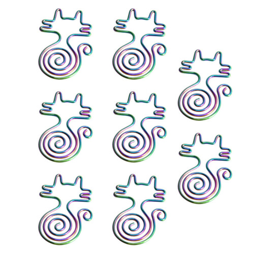 8 marcadores de de , clipes (cores sortidas) 2