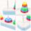 Set Impilabile Per Bambini Torre Da Impilare 10