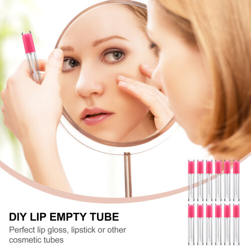 12 Lege Lipgloss Tubes Met Rubberen 1