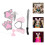 Conjunto Faixa Orelhas Nariz Luvas Cosplay 5