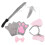 Conjunto Faixa Orelhas Nariz Luvas Cosplay 9