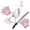 Conjunto Faixa Orelhas Nariz Luvas Cosplay 8