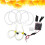 4 Sztuki E46 3W CCFL Reflektory 131 Mm Oczka Anioła Ring 6