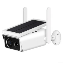 4MP SolarPowered Outdoor Security Camera With PIR Motion Detection, IP65 Waterproof, 3000mAh Battery For Home Use