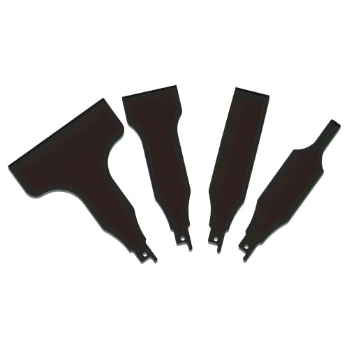 Multi Size Reciprocating Saw Blade Set 4pc Alloy Steel Scraper