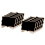 16St Compacte Zwarte Blackboard Voor Feest En 10