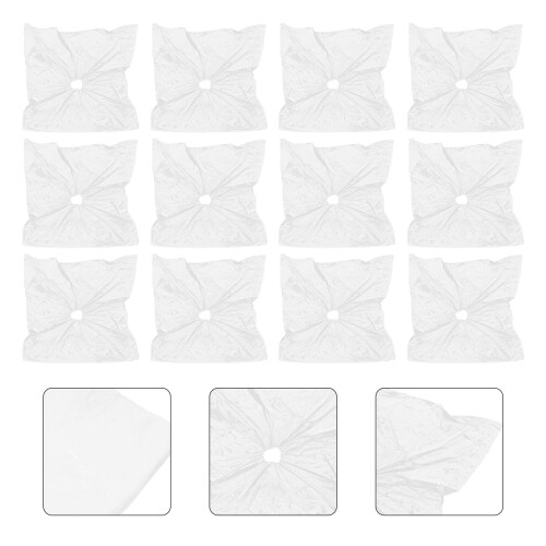 50 Unidades Capas Descartáveis Para Coloração E Corte Com Elástico 1