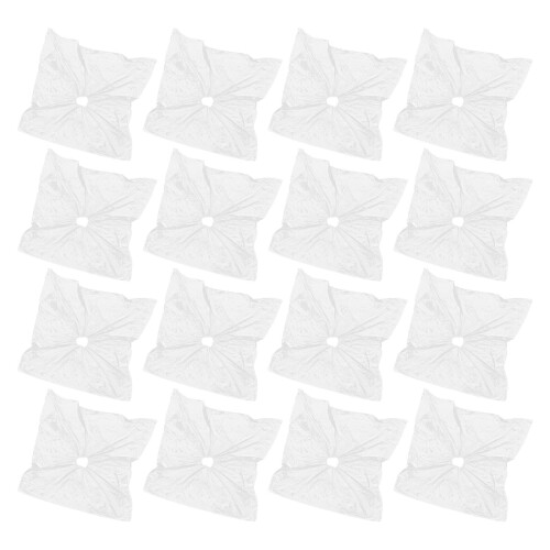 50 Unidades Capas Descartáveis Para Coloração E Corte Com Elástico 2